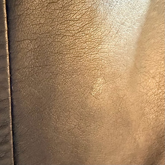 I ❤️ Ronson Black Faux Leather/White Faux Fur Moto Style Jacket Women’s Sz Small - Picture 15 of 15